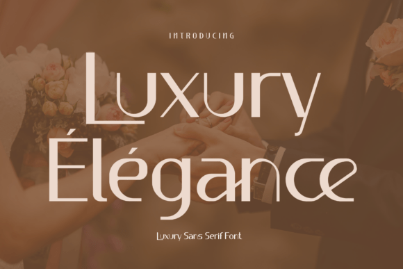 Luxury Élégance: A Premium Sans Serif Font for Marketers